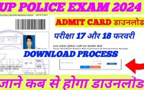 UP Police Admit download Direct Link 2024